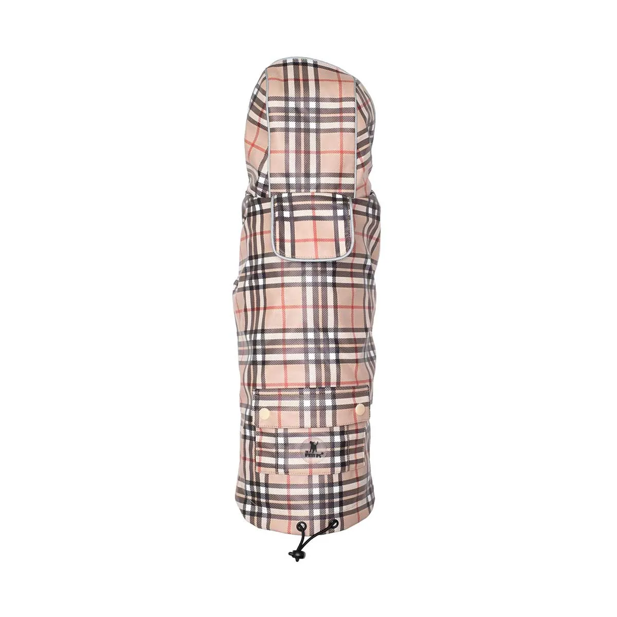 Tan Bias Plaid London Raincoat