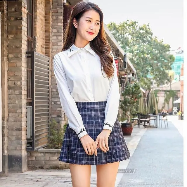 Tartan Plaid School Girl Skirt