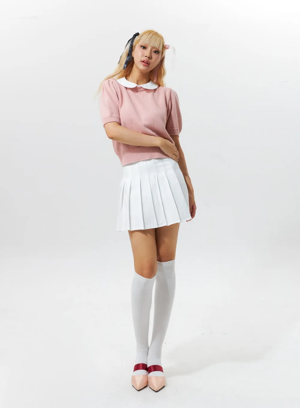 Tennis Pleated Mini Skirt IG320