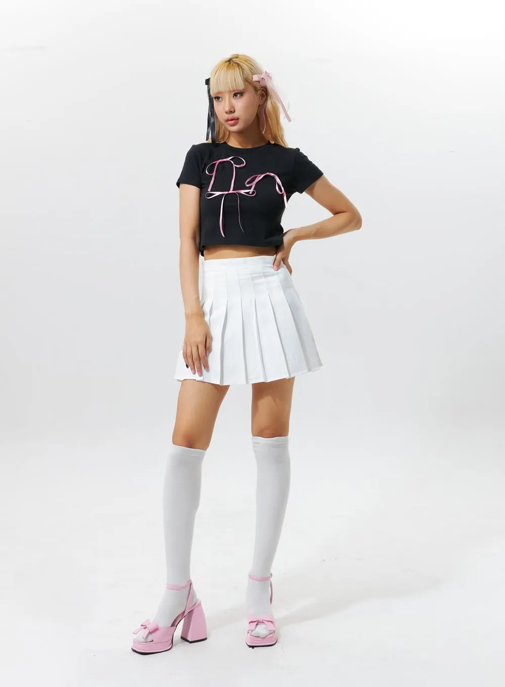 Tennis Pleated Mini Skirt IG320