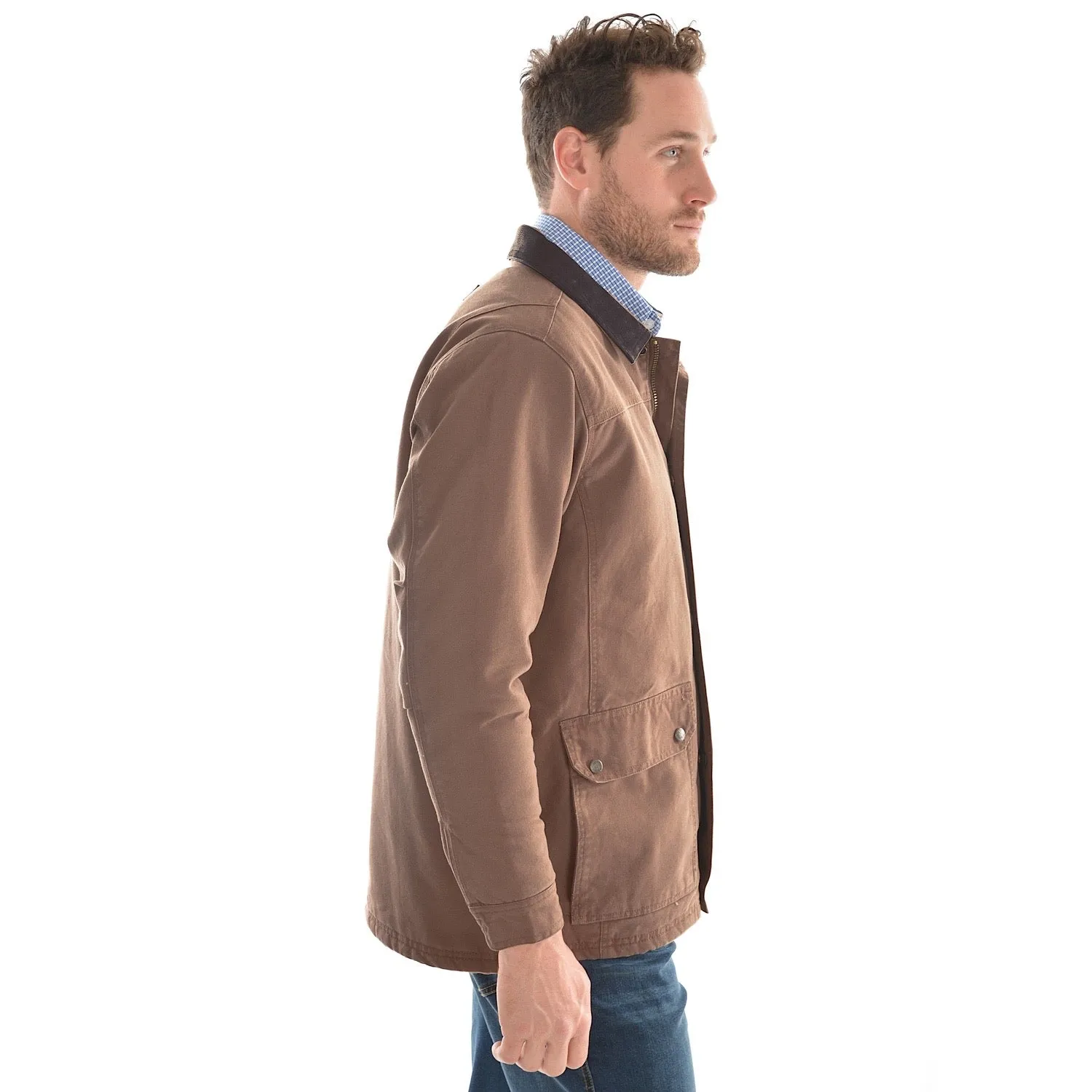 Thomas Cook Men's Canvas Jacket Dark Tan