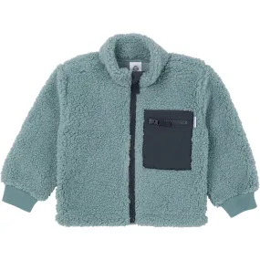 Toddler Boys Blue Sherpa Jacket