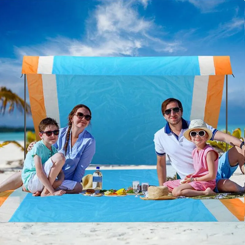 Waterproof Beach Towel Blanket Pocket Sand Free Towel Large Portable Mat Beach Camping Outdoor Towel Beach Picnic Mat Towel