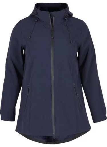 Zizzi Amy Jacket in Navy